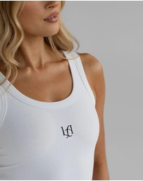 Leelo Active - Ribbed Logo Tank