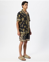 Camilla - Mid Length Boardshort With Elastic Waist