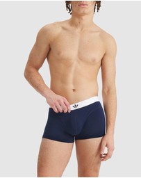 adidas Originals - 2 Pack Comfort Flex Cotton Body Lines Trunk Underwear