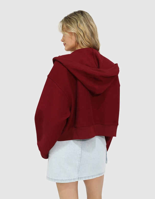 Belle & Bloom - Fireside Cropped Utility Zip Jacket