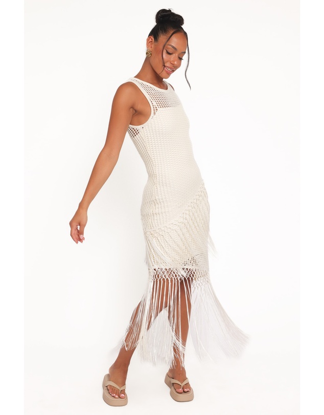 Petal & Pup - Adella Midi Dress - Natural