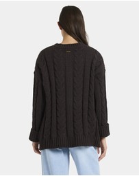 Volcom - Womens Cable Cover Crew Neck