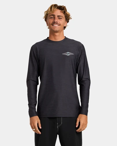 Billabong - Mens Diamond Shoreline UPF 50 Long Sleeve Rashguard