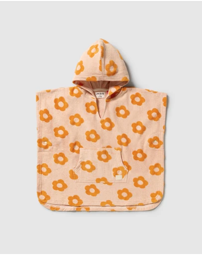 Wilson & Frenchy - Organic Terry Hooded Poncho - Babies-Kids