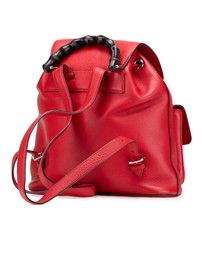 Pre-Loved by Azura Reborn - Pre-Loved Leather Bamboo Tassel Backpack