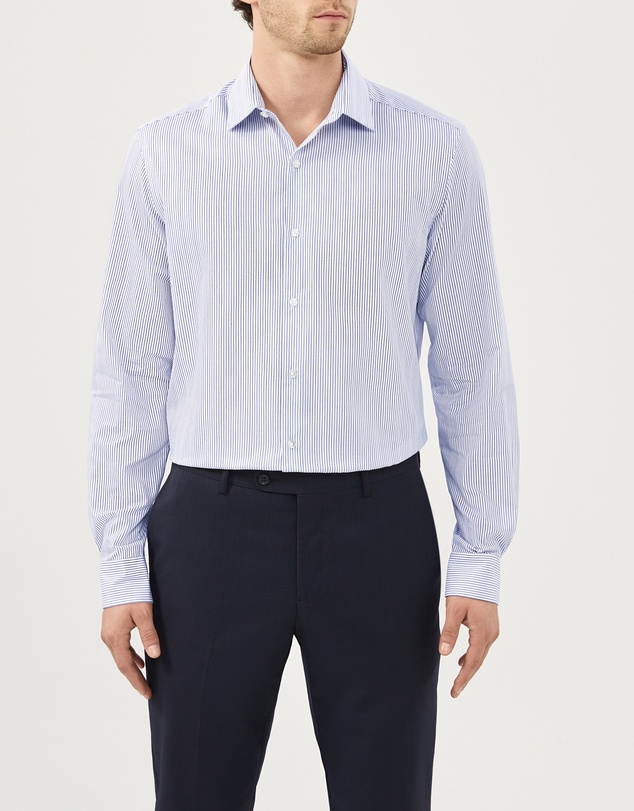 Van Heusen - Stripe Poplin Shirt