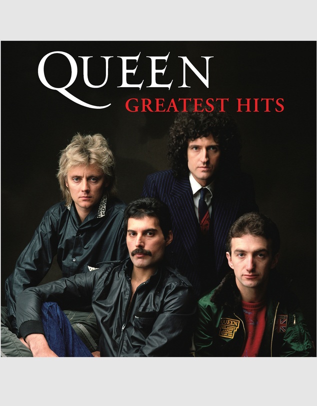Universal Music - Crosley Record Storage Crate & Queen Greatest Hits - Double Vinyl Album Bundle