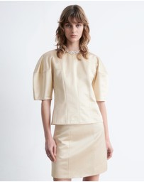 & Other Stories - Satin Mini Skirt