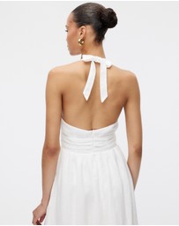 Minima Esenciales - Thalia Halter Midi Dress