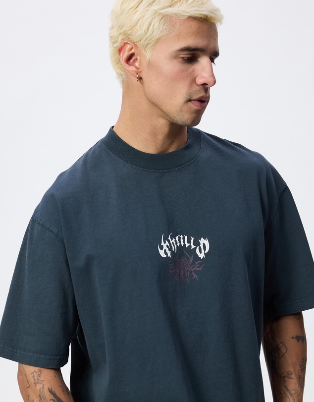 Thrills - Stagger Oversize Box Crop Tee