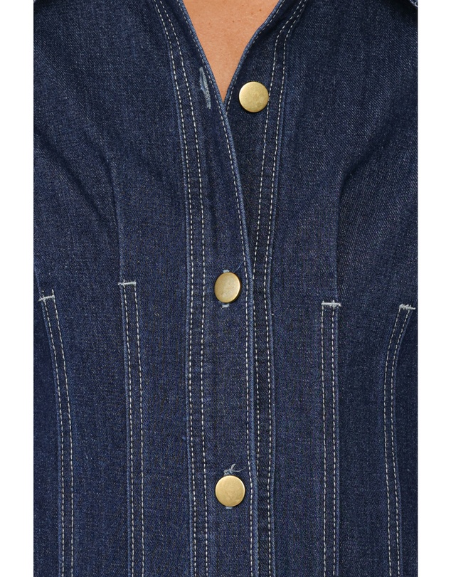 Petal & Pup - Karlen Denim Maxi Dress - Indigo
