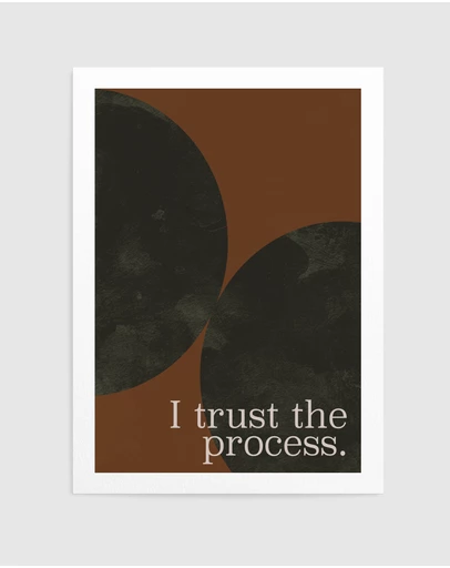 Olive et Oriel - Golden Mantras No31 by Treechild Art Print
