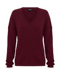 Oxford - Drew Cable V-Neck Knit