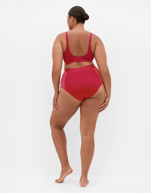 City Chic - Plus size Signature CCX Wireless Bra - shiraz
