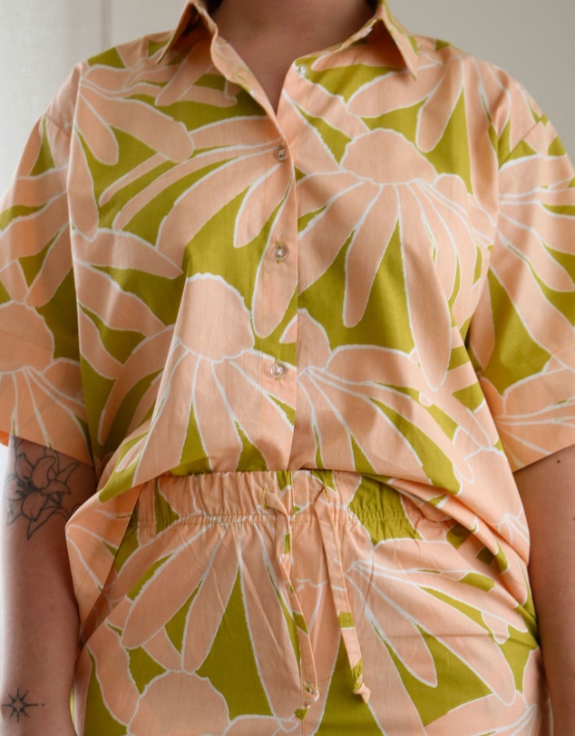 Mosey Me - Margarita Peach Pyjama Set