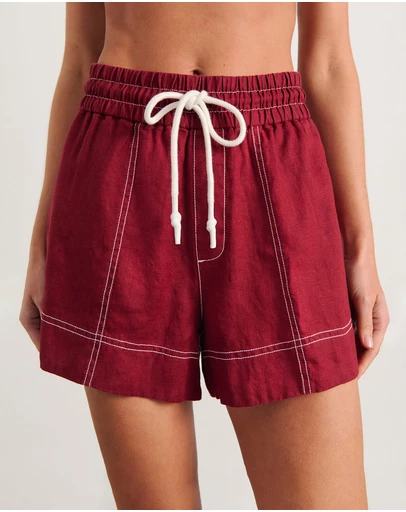 Jag - Gigi Linen Pull On Short
