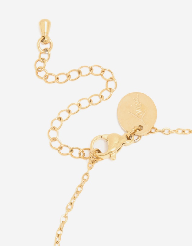 Lovisa - Waterproof Gold Plated Stainless Steel December Blue Cubic Zirconia Birthstone Bracelet