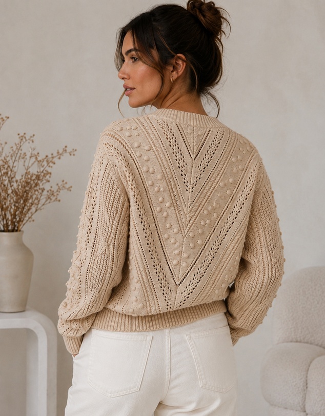 Esther & Co - Rheane Knit - Latte