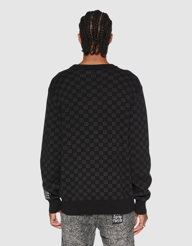 Ksubi - Box Knit Crew Washed Black