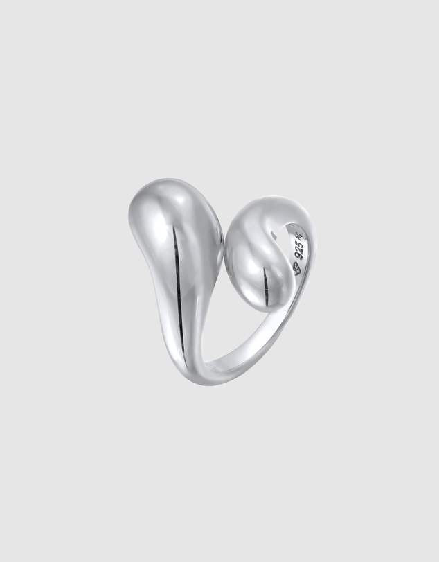 Elli Jewelry - Ring Drop Shape 925 Sterling Silver