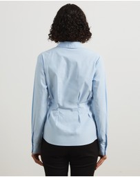Atmos&Here - Marcy Pin Tuck Long Sleeve Shirt