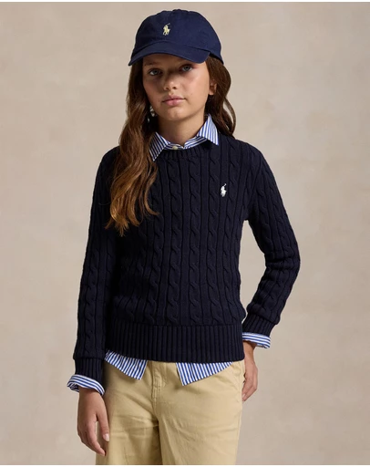 Polo Ralph Lauren - Cable-Knit Cotton Sweater - Teens