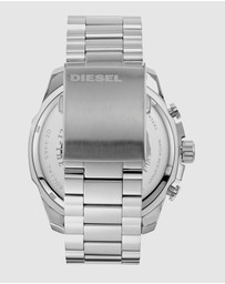 Diesel - Mega Chief Silver-Tone Chronograph Watch