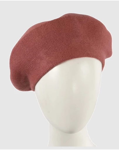 Max Alexander - European Made Brick Soft Wool Beret