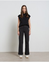 DRICOPER DENIM - Maarte Black Wide Leg Jeans