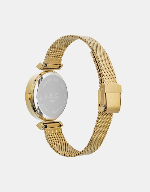 Jag - Mudgee Womens Green Dial 35mm Gold Watch
