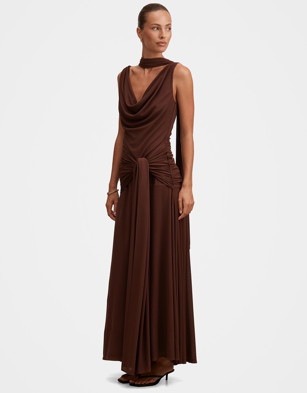 Forever New - Vivianne Scarf Tie Maxi Dress
