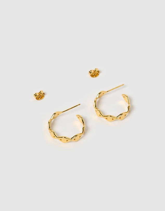 Izoa - Adelle Hoop Earrings