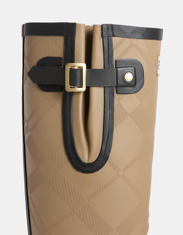 Barbour - Leighton Tartan Tall Welly Boots
