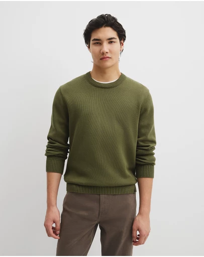Country Road - Australian Good Earth Cotton Crew Neck Knit