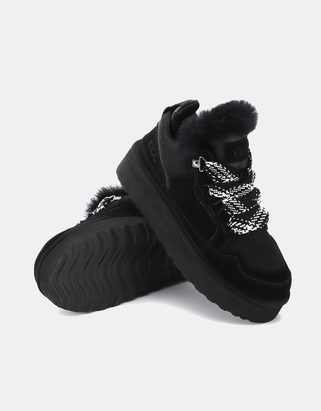 AusWooli Ugg Boots - Hamilton Sheepskin Wool Urban Chic Lace Sneakers