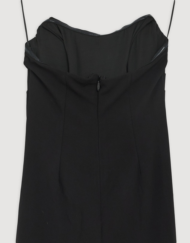 Revibe - Repaired CHANCERY Amaya Strapless Drape Gown - AU 10