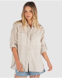 CAMIXA - Luna Oversize Linen Shirt