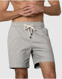 Mosmann - Travis Casual Shorts - Stone Grey