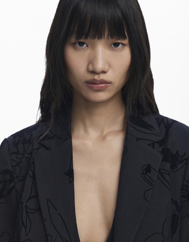 Desigual - Blazer With Velvet Details