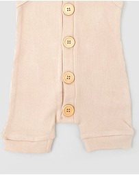 WITH LOVE FOR KIDS - BASICS Ribbed Romper - Babies