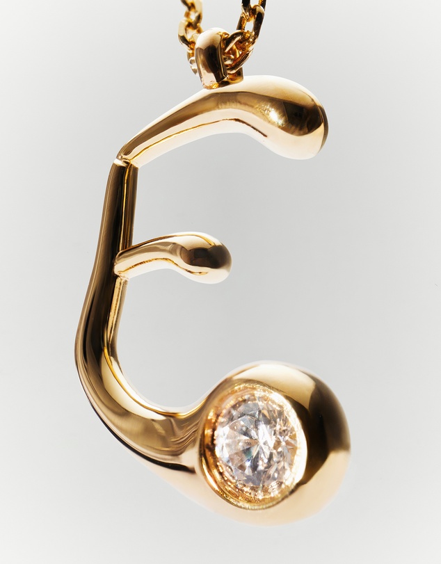 PDPAOLA - Initial 2026 E Pendant Necklace
