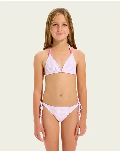 Seafolly - Stripe Bead Tri Bikini - Teens