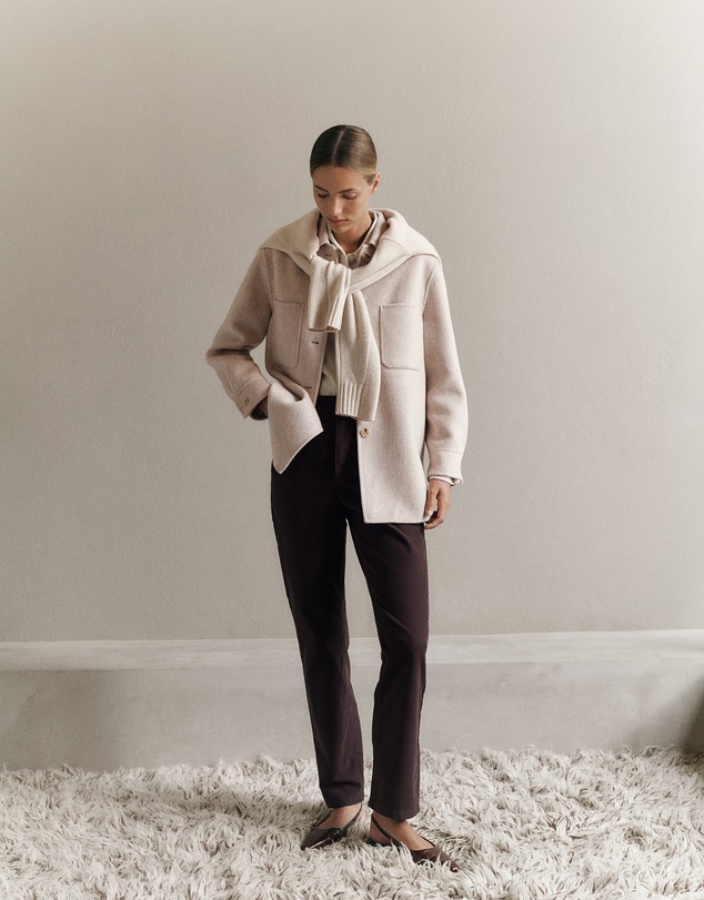 Trenery - Moleskin Five Pocket Pant in Coffee Bean