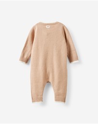 Cotton On Kids - Baby Organic Blend Knit Long Sleeve Romper