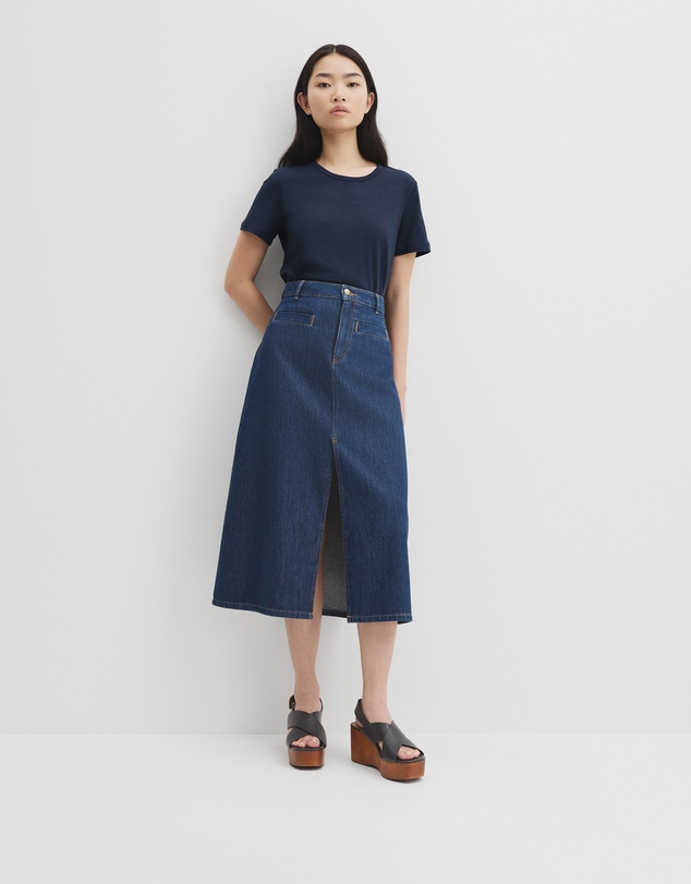 Country Road - Australian Good Earth Cotton Slub Short Sleeve T-shirt