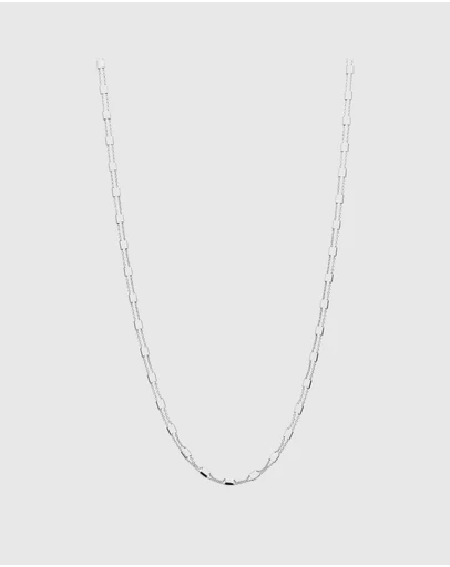 Najo - Summer Veil Silver Necklace