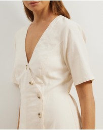 Atmos&Here - Alice Asymmetric Wrap Mini Dress