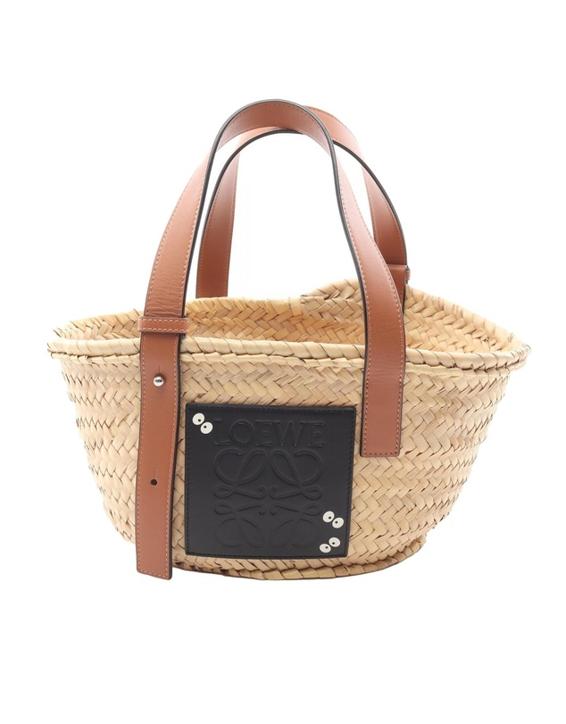 Pre-Loved by Azura Reborn - Pre-Loved Studio Ghibli My Neighbor Totoro Small Raffia Dust Bunnies Basket Tote