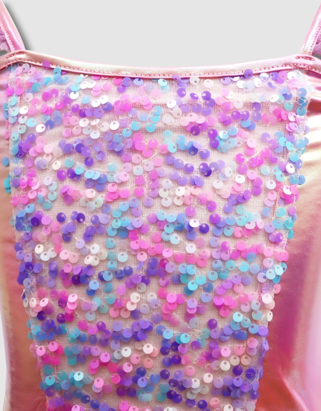 Pink Poppy - Mermaid Sparkle Dress With Tail