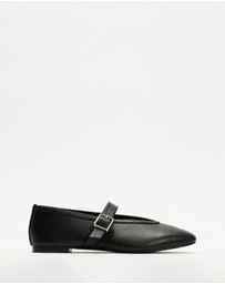 Atmos&Here - Riley Leather Ballet Flats